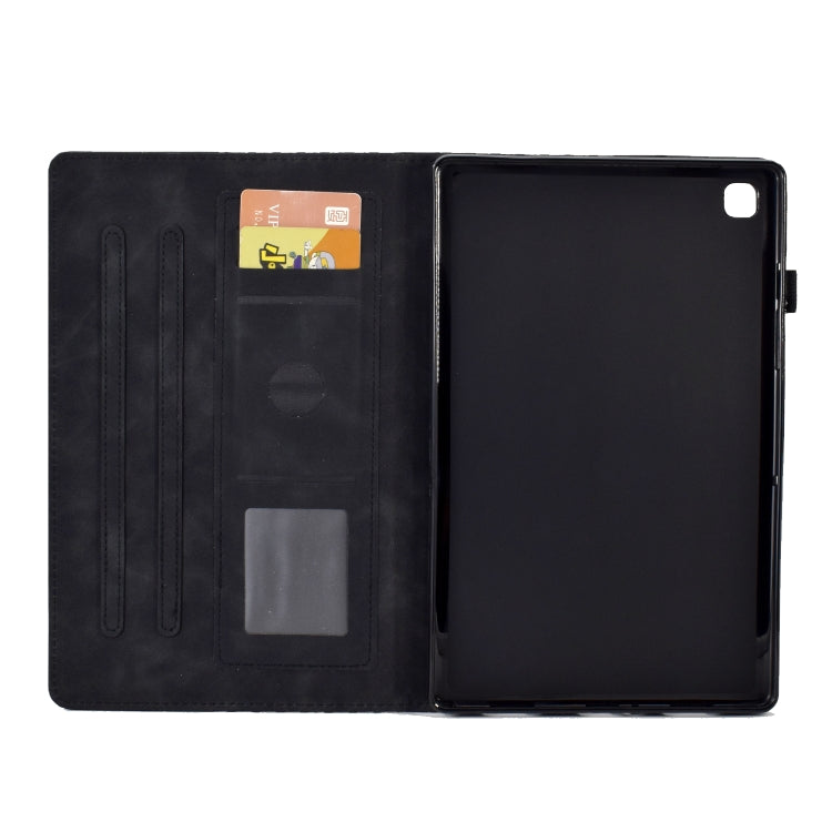 For Samsung Galaxy Tab S6 Lite P610 / P615 Rhombus Embossed Leather Smart Tablet Case