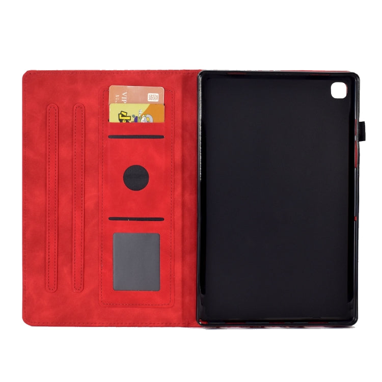 For Samsung Galaxy Tab A7 T500 / T505 2020 Rhombus Embossed Leather Smart Tablet Case