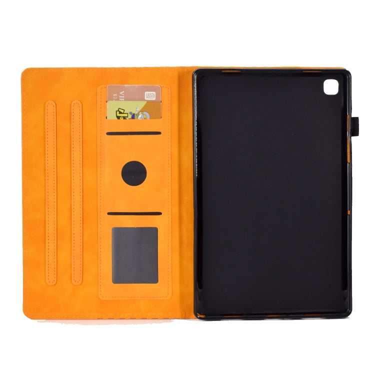 For Samsung Galaxy Tab A7 T500 / T505 2020 Rhombus Embossed Leather Smart Tablet Case