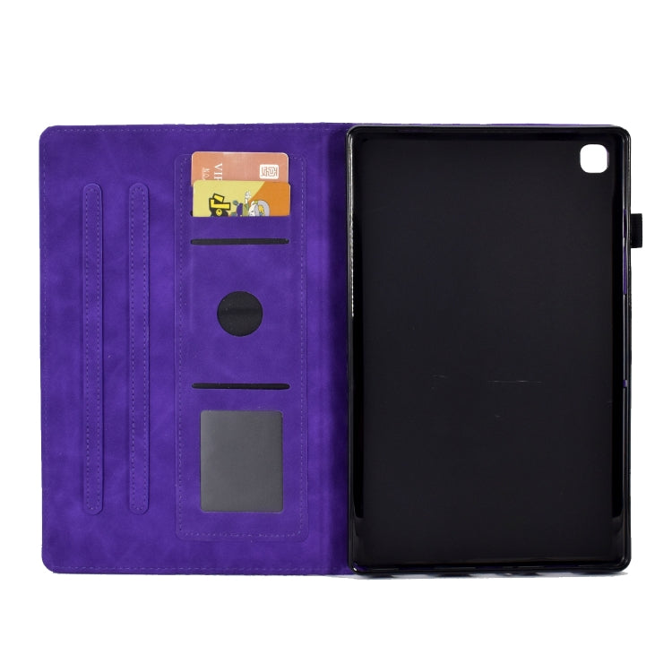 For Samsung Galaxy Tab A7 T500 / T505 2020 Rhombus Embossed Leather Smart Tablet Case