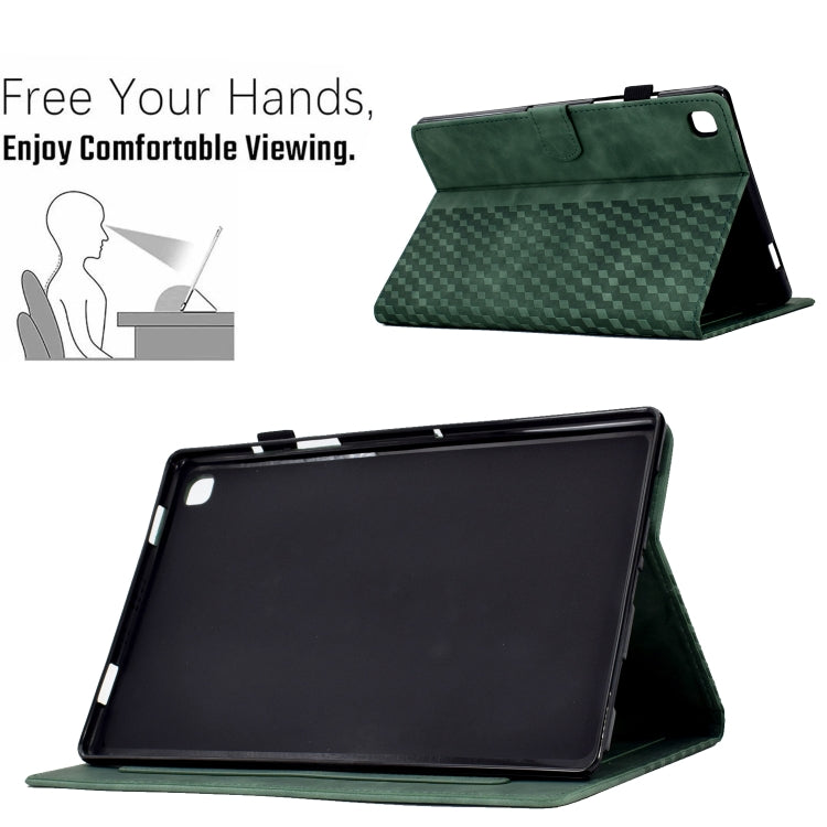 For Samsung Galaxy Tab A7 Lite T220 / T225 Rhombus Embossed Leather Tablet Case