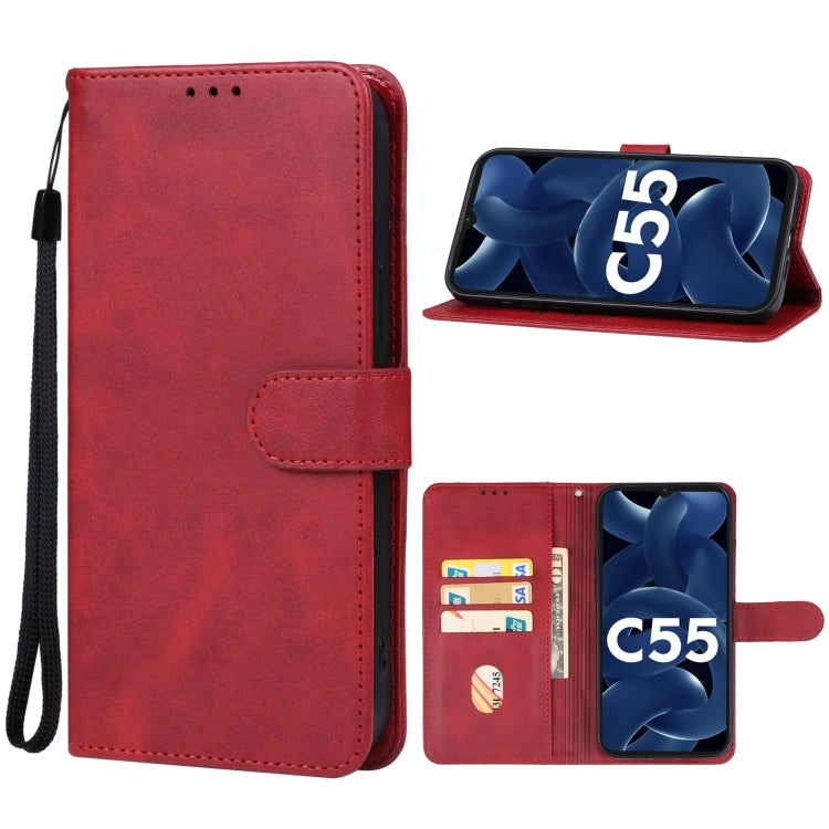 For Xiaomi Poco C55 Leather Phone Case