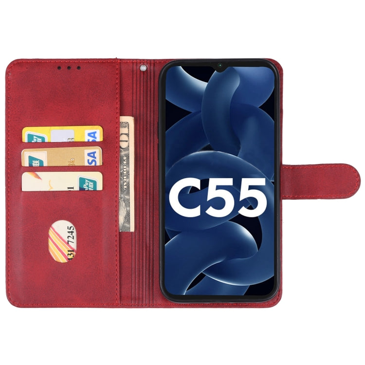 For Xiaomi Poco C55 Leather Phone Case