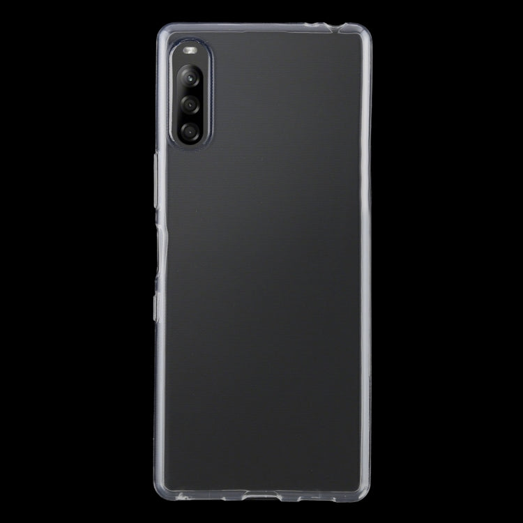 For Sony Xperia L4 0.5mm Ultra-Thin Transparent TPU Protective Case
