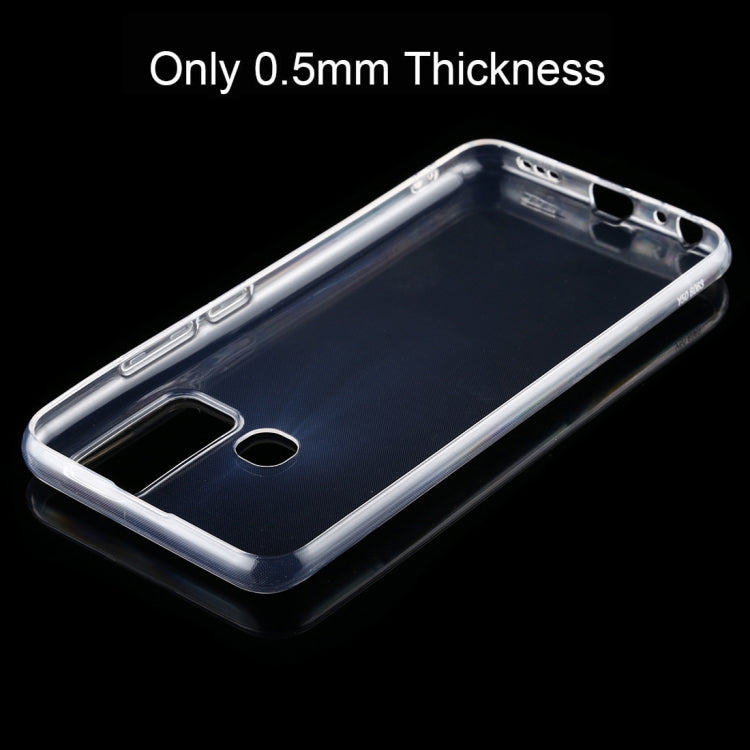 For Vivo Y50 0.5mm Ultra-Thin Transparent TPU Protective Case