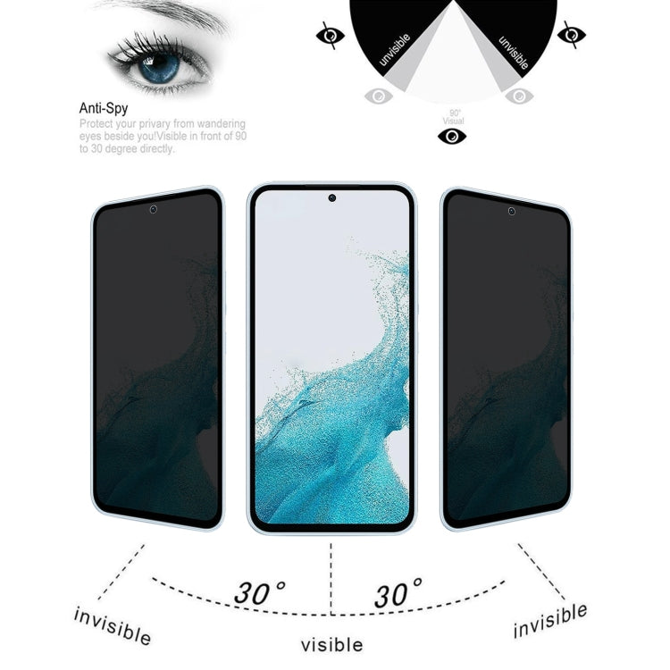 For Samsung Galaxy A54 5G 25pcs Flat Surface Privacy Tempered Glass Film