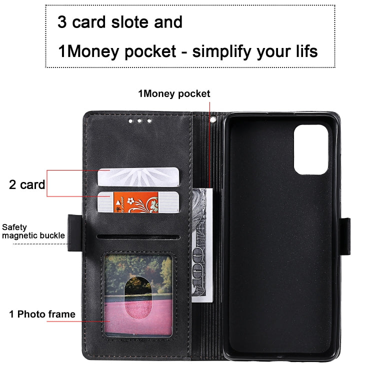 For Vivo V17 / V19 Retro Splicing Horizontal Flip Leather Case with Card Slots & Holder & Wallet