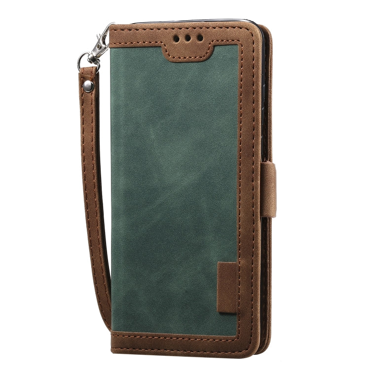 For Huawei P30 Lite Retro Splicing Horizontal Flip Leather Case with Card Slots & Holder & Wallet