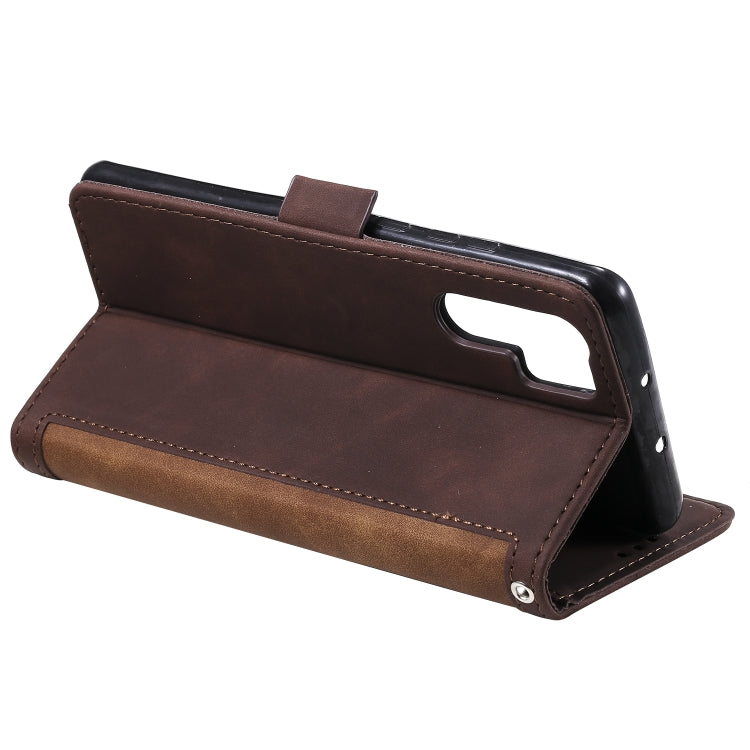 For Huawei P30 Pro Retro Splicing Horizontal Flip Leather Case with Card Slots & Holder & Wallet