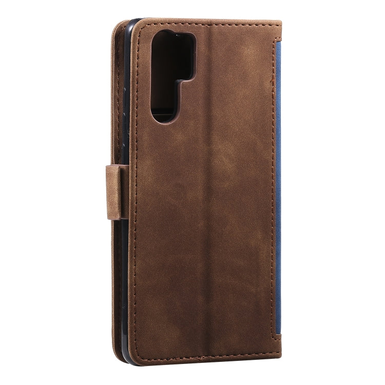 For Huawei P30 Pro Retro Splicing Horizontal Flip Leather Case with Card Slots & Holder & Wallet