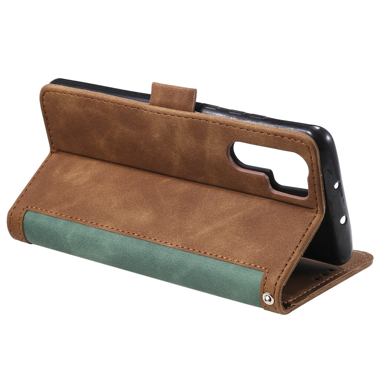 For Huawei P30 Pro Retro Splicing Horizontal Flip Leather Case with Card Slots & Holder & Wallet