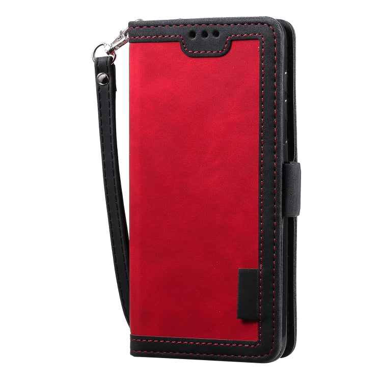 For Huawei P30 Retro Splicing Horizontal Flip Leather Case with Card Slots & Holder & Wallet