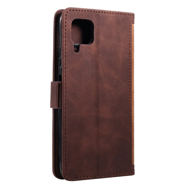 For Huawei P40 Lite Retro Splicing Horizontal Flip Leather Case with Card Slots & Holder & Wallet