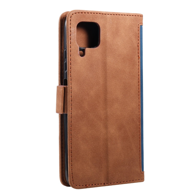 For Huawei P40 Lite Retro Splicing Horizontal Flip Leather Case with Card Slots & Holder & Wallet