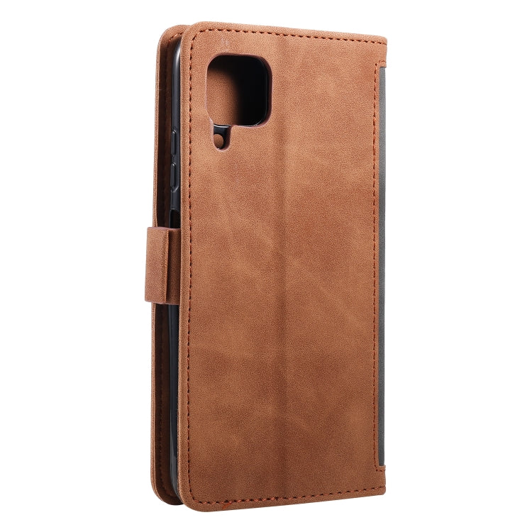 For Huawei P40 Lite Retro Splicing Horizontal Flip Leather Case with Card Slots & Holder & Wallet
