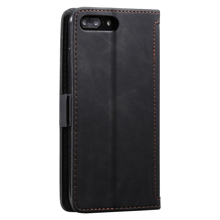 For iPhone 7 Plus / 8 Plus Retro Splicing Horizontal Flip Leather Case with Card Slots & Holder & Wallet