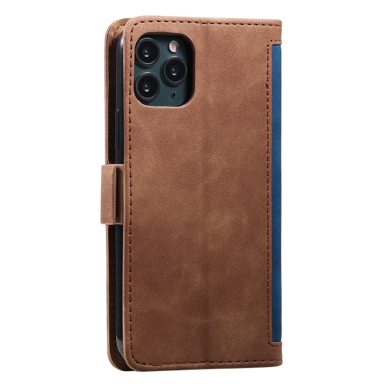 For iPhone 11 Pro Retro Splicing Horizontal Flip Leather Case with Card Slots & Holder & Wallet