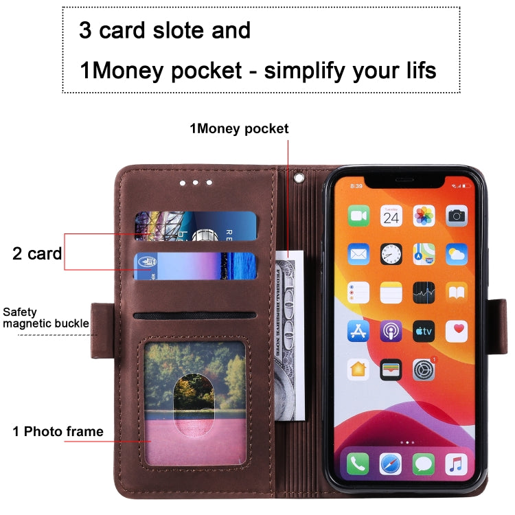 For iPhone 11 Pro Retro Splicing Horizontal Flip Leather Case with Card Slots & Holder & Wallet