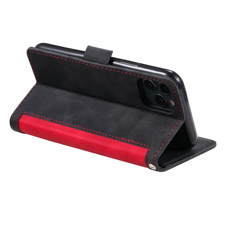 For iPhone 11 Pro Retro Splicing Horizontal Flip Leather Case with Card Slots & Holder & Wallet