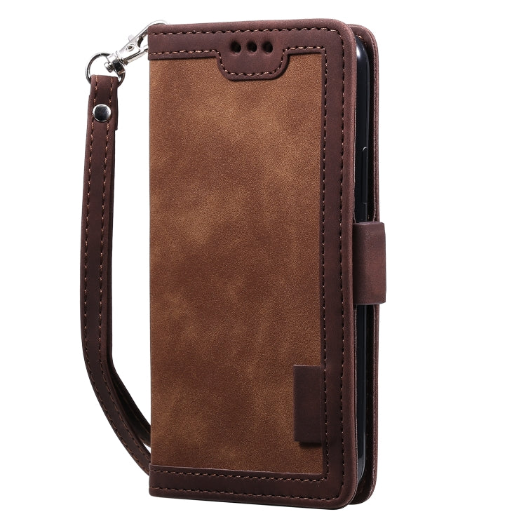 For iPhone 11 Retro Splicing Horizontal Flip Leather Case with Card Slots & Holder & Wallet