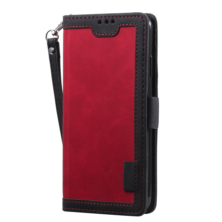 For iPhone XR Retro Splicing Horizontal Flip Leather Case with Card Slots & Holder & Wallet