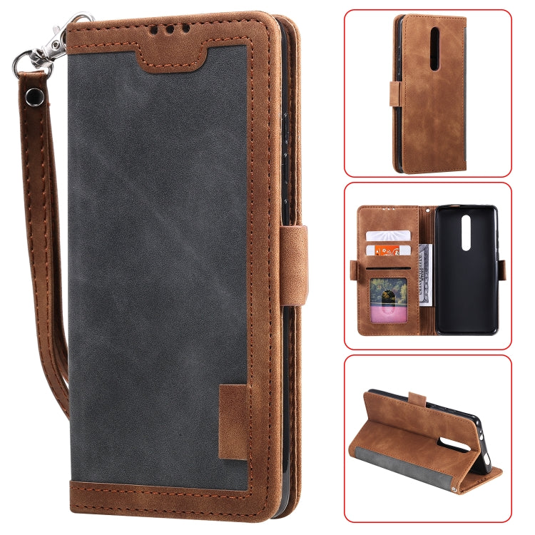 For Xiaomi Redmi K30 Retro Splicing Horizontal Flip Leather Case with Card Slots & Holder & Wallet