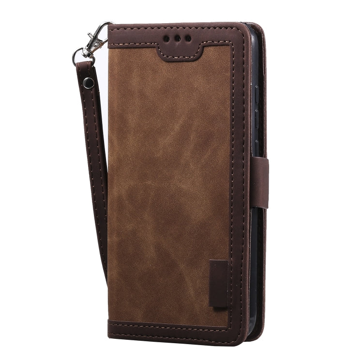 For Xiaomi Redmi Note 8T Retro Splicing Horizontal Flip Leather Case with Card Slots & Holder & Wallet