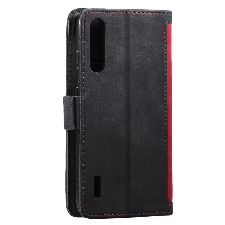 For Xiaomi Mi A3 / CC9 Retro Splicing Horizontal Flip Leather Case with Card Slots & Holder & Wallet