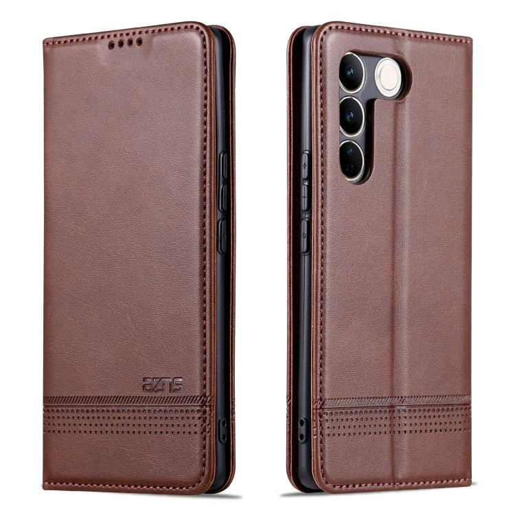 For vivo S16 / S16 Pro AZNS Magnetic Calf Texture Flip Leather Phone Case