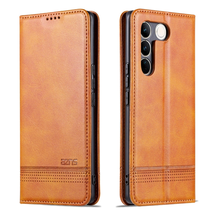 For vivo S16 / S16 Pro AZNS Magnetic Calf Texture Flip Leather Phone Case