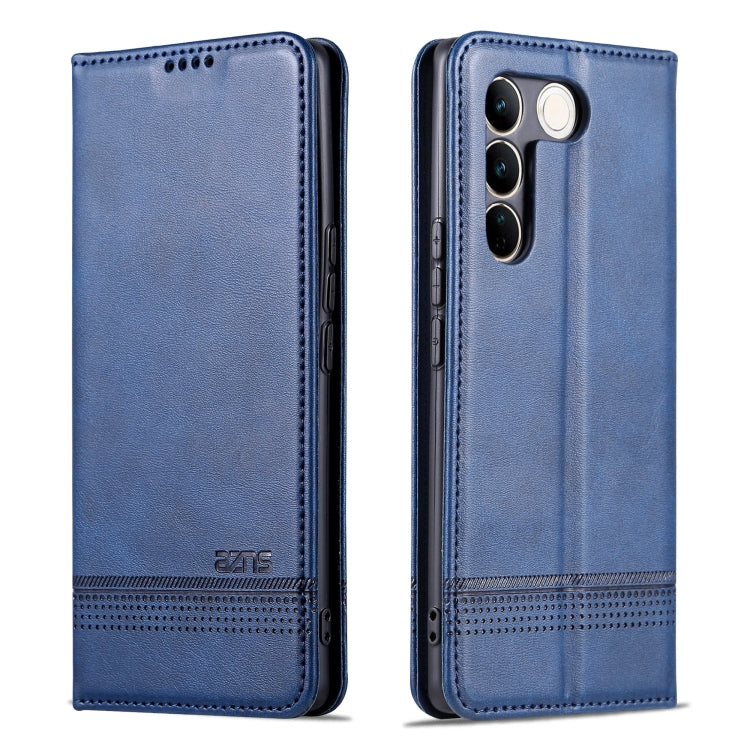 For vivo S16 / S16 Pro AZNS Magnetic Calf Texture Flip Leather Phone Case