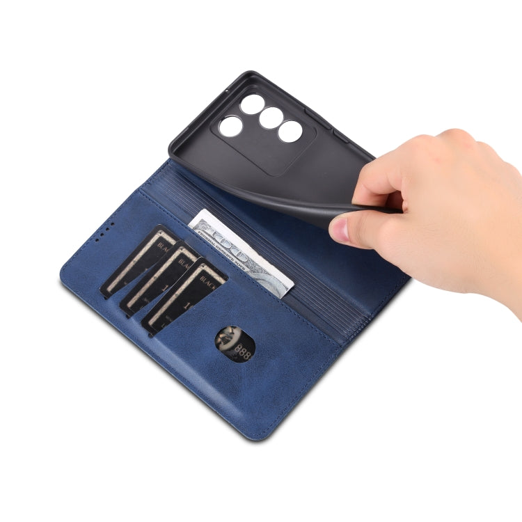 For vivo S16 / S16 Pro AZNS Magnetic Calf Texture Flip Leather Phone Case