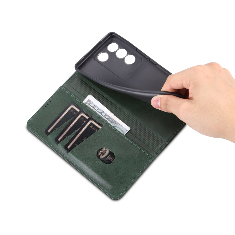 For vivo S16 / S16 Pro AZNS Magnetic Calf Texture Flip Leather Phone Case