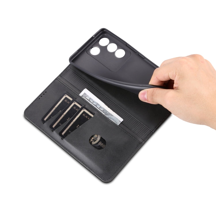 For vivo S16 / S16 Pro AZNS Magnetic Calf Texture Flip Leather Phone Case