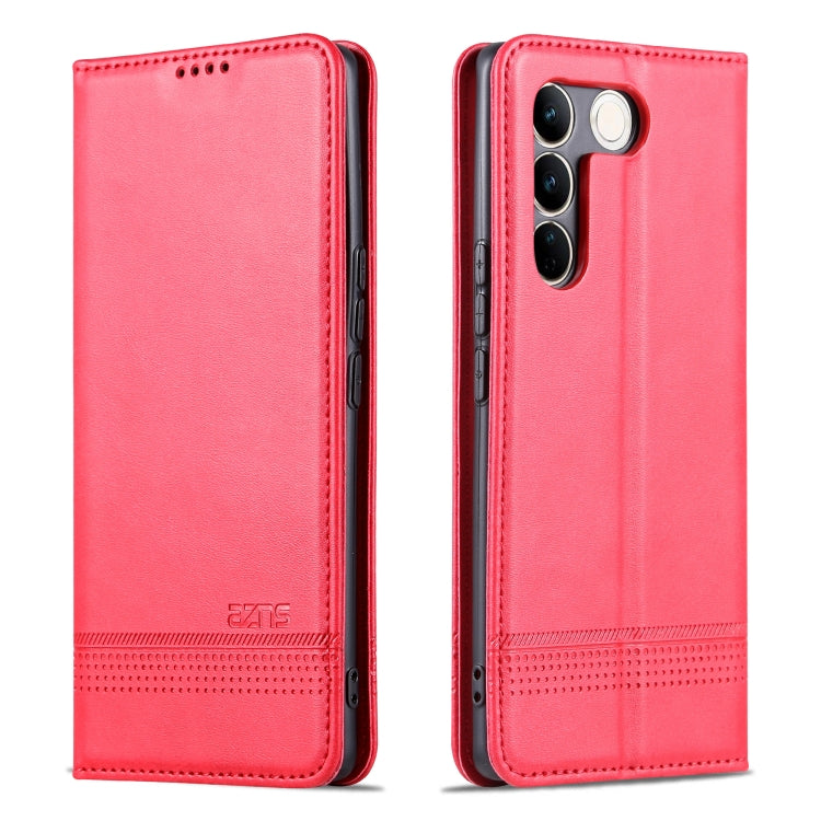 For vivo S16 / S16 Pro AZNS Magnetic Calf Texture Flip Leather Phone Case