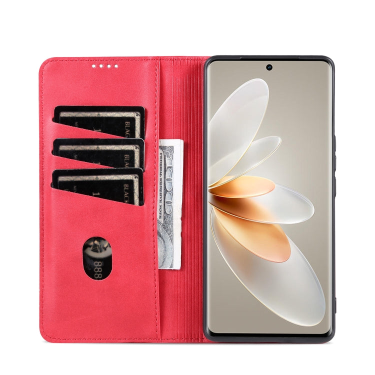 For vivo S16 / S16 Pro AZNS Magnetic Calf Texture Flip Leather Phone Case