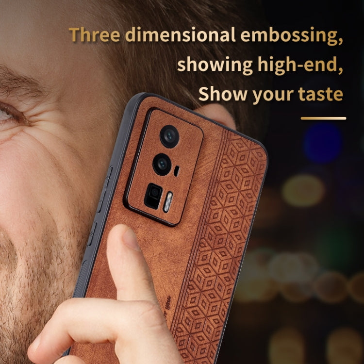 For Xiaomi Redmi K60 / K60 Pro AZNS 3D Embossed Skin Feel Phone Case