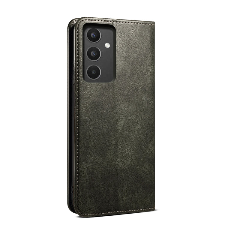For Samsung Galaxy A34 5G Oil Wax Crazy Horse Texture Leather Phone Case