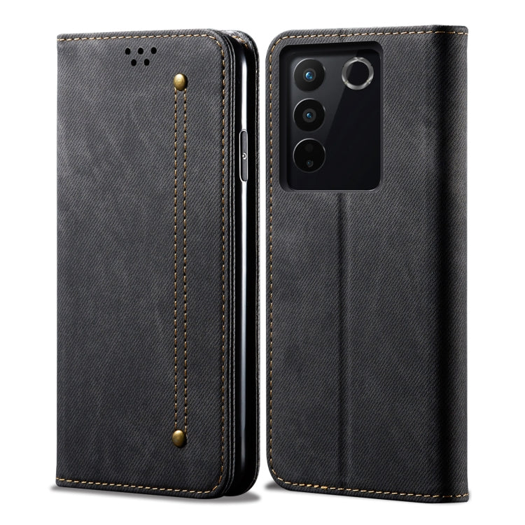For vivo S16 Pro / S16 Denim Texture Leather Phone Case