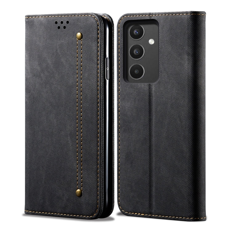 For Samsung Galaxy A34 5G Denim Texture Leather Phone Case