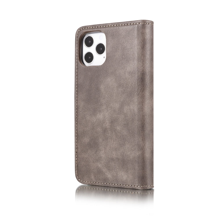 For iPhone 12/12 Pro DG.MING Crazy Horse Texture Detachable Magnetic Leather Case