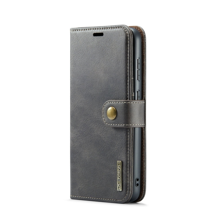 For Samsung Galaxy S23 5G DG.MING Crazy Horse Texture Detachable Magnetic Leather Case