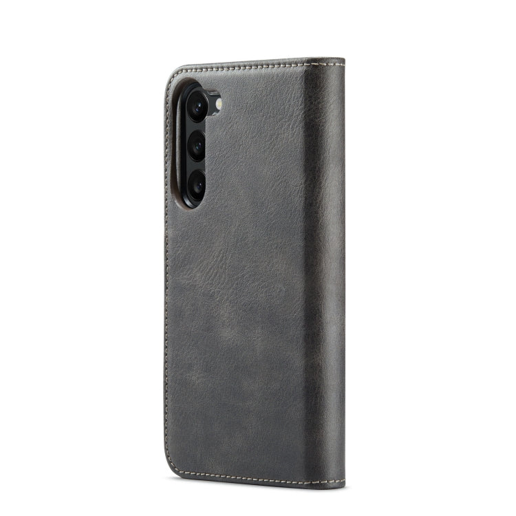 For Samsung Galaxy S23 5G DG.MING Crazy Horse Texture Detachable Magnetic Leather Case