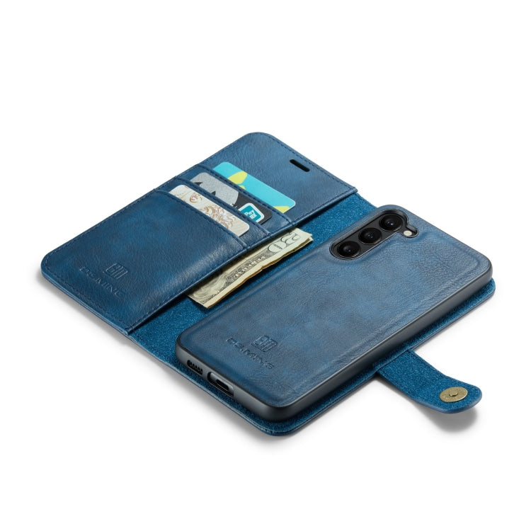 For Samsung Galaxy S23 5G DG.MING Crazy Horse Texture Detachable Magnetic Leather Case
