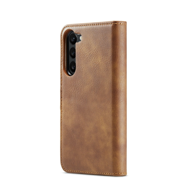 For Samsung Galaxy S23+ 5G DG.MING Crazy Horse Texture Detachable Magnetic Leather Case