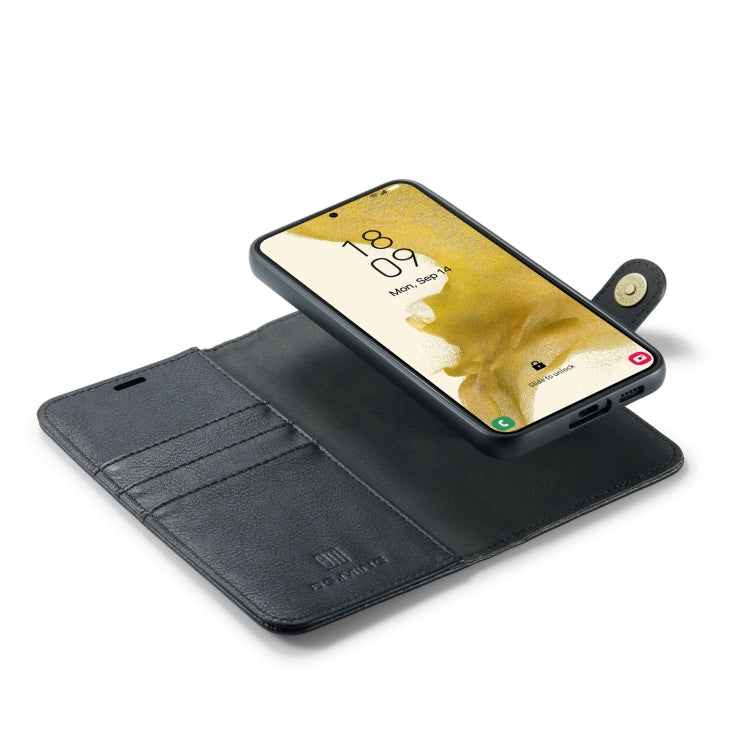 For Samsung Galaxy S23+ 5G DG.MING Crazy Horse Texture Detachable Magnetic Leather Case