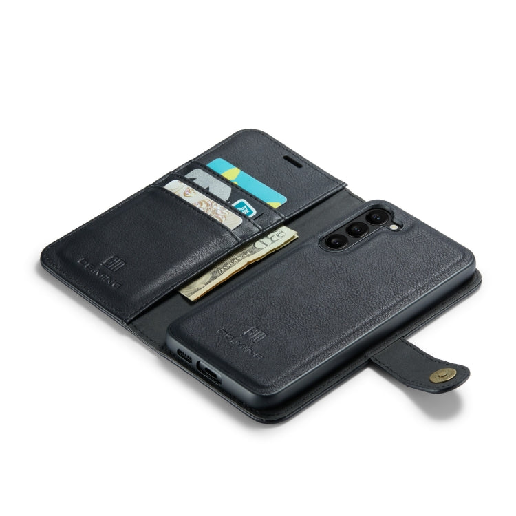 For Samsung Galaxy S23+ 5G DG.MING Crazy Horse Texture Detachable Magnetic Leather Case