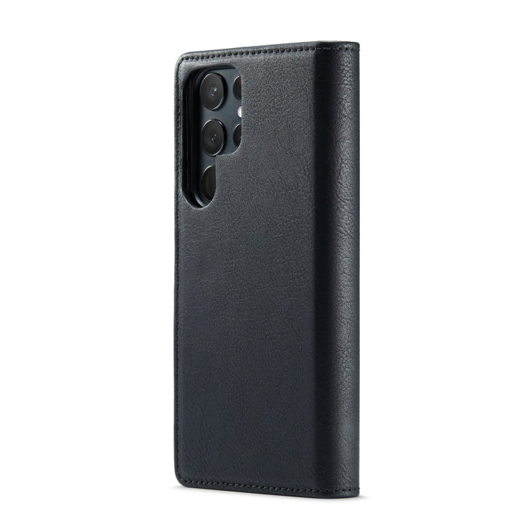 For Samsung Galaxy S23 Ultra 5G DG.MING Crazy Horse Texture Detachable Magnetic Leather Case