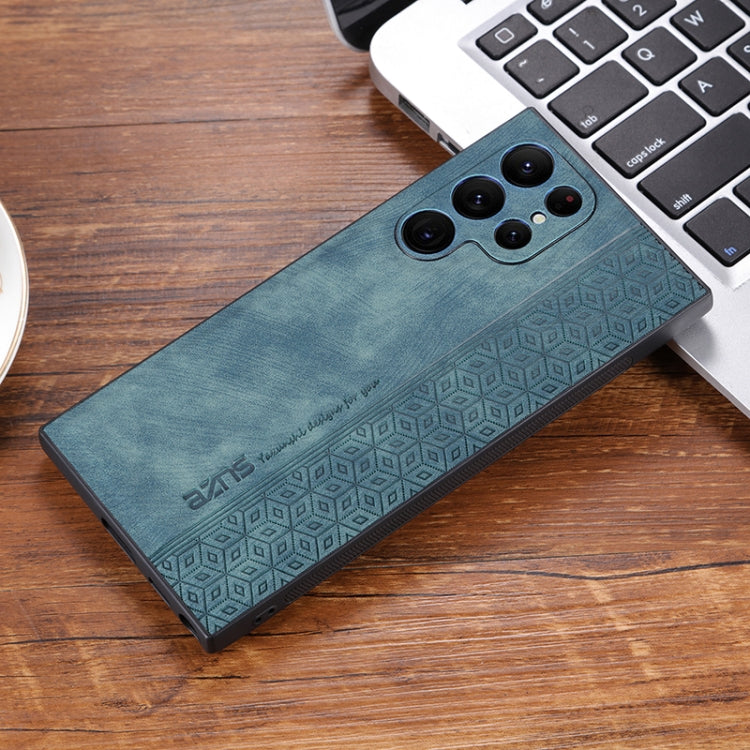 For Samsung Galaxy S23 Ultra 5G AZNS 3D Embossed Skin Feel Phone Case