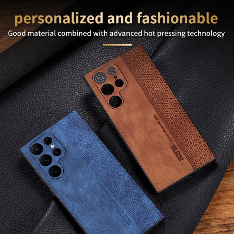 For Samsung Galaxy S23 Ultra 5G AZNS 3D Embossed Skin Feel Phone Case